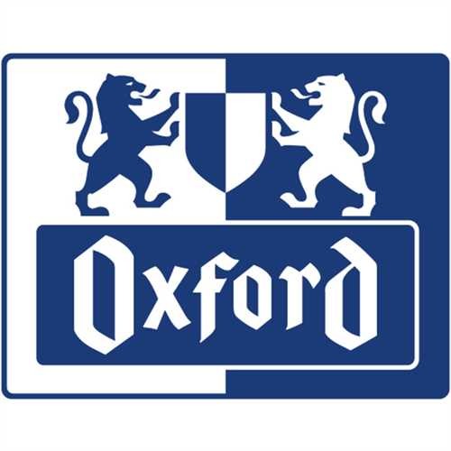 Oxford Collegeblock International Notebook, Karton, liniert, 10fach Lochung, B5, 90 g/m², weiß, 80 B