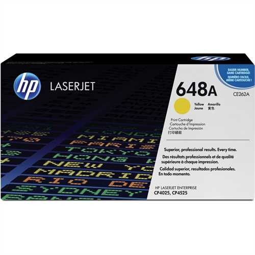 HP Toner, 648A, CE262A, original, gelb, 11.000 Seiten