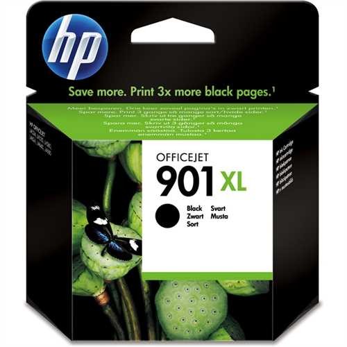 HP Tintenpatrone, 901XL, CC654AE, original, schwarz, 700 Seiten Garantie abgelaufen