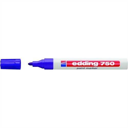 edding Lackmarker, 750, Rundspitze, 2 - 4 mm, Schreibfarbe: violett