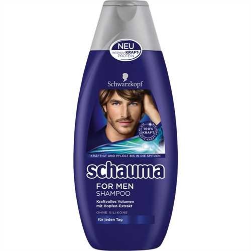 Schwarzkopf Shampoo schauma, 400ml, For Men, Kunststoffflasche (400 ml)