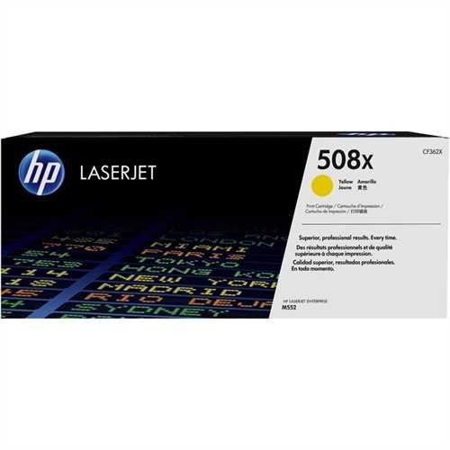 HP Toner 508X, original, gelb, 9.500 Seiten