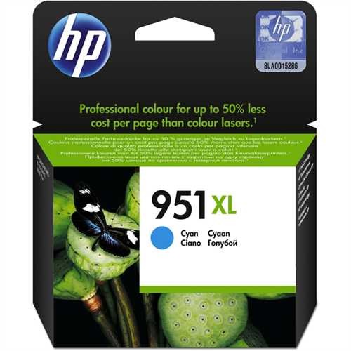 HP Tintenpatrone, 951XL, CN046AE, original, cyan, 1.500 Seiten