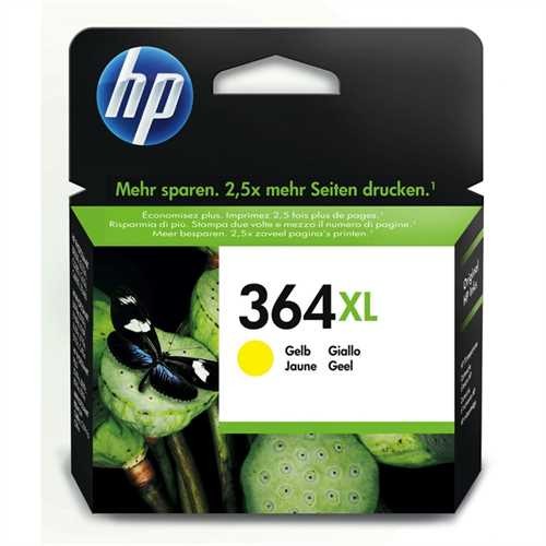 HP Tintenpatrone, 364XL, CB325EE, original, gelb, 750 Seiten