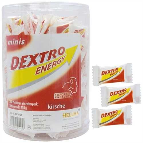 DEXTRO ENERGY Traubenzucker, Mini, Kirsche, Dose, 300 x 1 Stück (300 Stück)