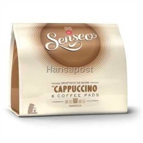 Senseo Kaffeepad, CAPPUCCINO, harmonisch, koffeinhaltig, 8 x 11,5 g (8 Stück)