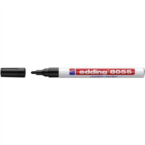 edding Outdoormarker 8055, Rundspitze, 1 - 2 mm, Schreibfarbe: schwarz