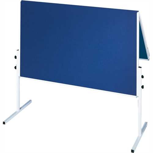 Franken Moderationstafel X-tra Line, 120 x 150 cm, blau/Filz, blau/Filz