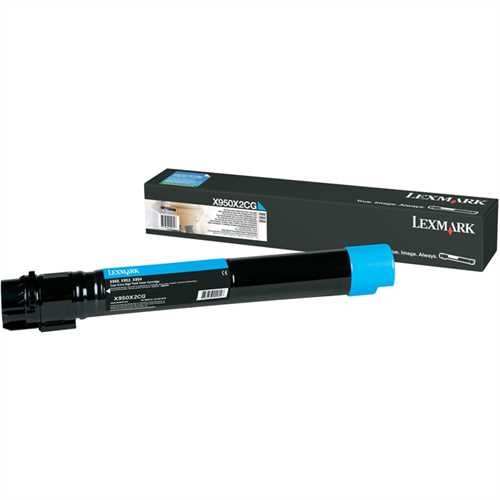 LEXMARK™ Toner, X950X2CG, original, cyan, 22.000 Seiten