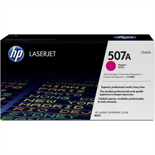 HP Toner, 507A, CE403A, original, magenta, 6.000 Seiten