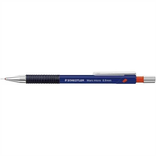 STAEDTLER Druckbleistift MARS micro 775, mit Radiergummi, nachfüllbar, Minen-Ø: 0,9 mm, HB, Schaftfa