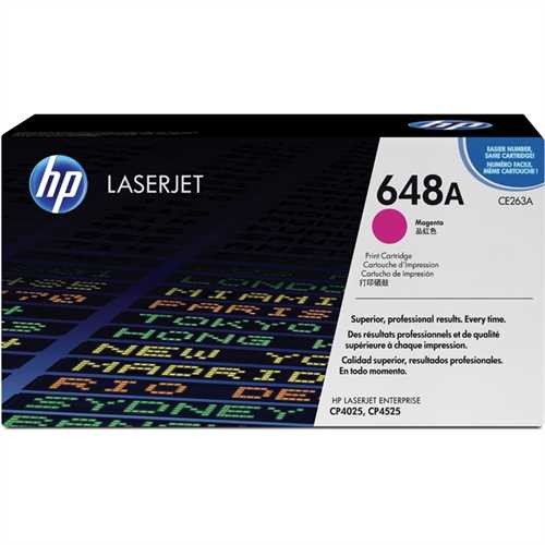 HP Toner, 648A, CE263A, original, magenta, 11.000 Seiten