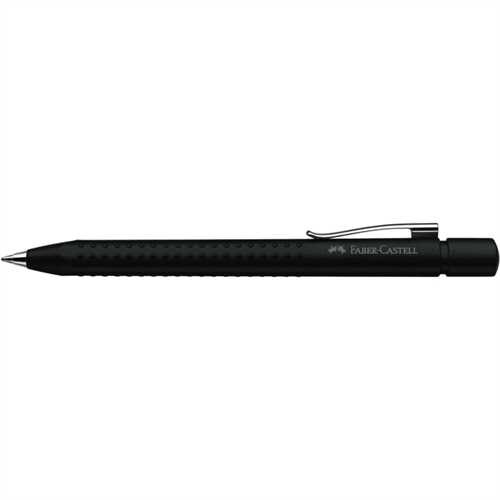 FABER-CASTELL Kugelschreiber GRIP 2011, Druckmechanik, M, Schaftfarbe: schwarz, matt, Schreibfarbe: