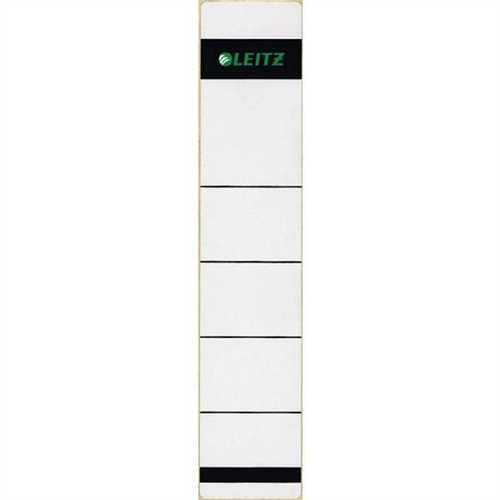 LEITZ Rückenschild, selbstklebend, Papier, schmal / kurz, 39 x 192 mm, grau (10 Stück)