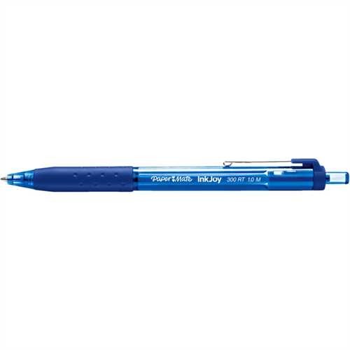 PAPER MATE Kugelschreiber, InkJoy™ 300 RT, Druckmechanik, M, Schreibfarbe: blau