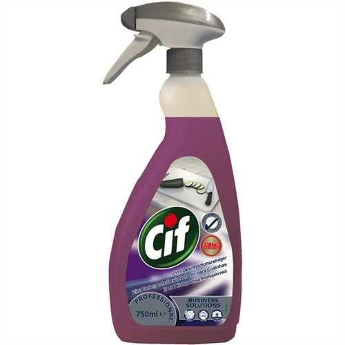 Cif PROFESSIONAL Desinfektionsreiniger 2in1, flüssig, Sprühflasche (750 ml)