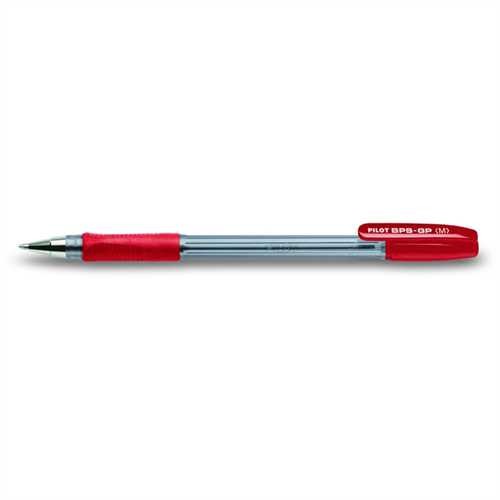 PILOT Kugelschreiber BPS-GP, mit Kappe, M, 0,31 mm, Schreibfarbe: rot