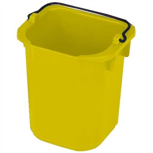 RubbermaidCommercial Products Eimer, Polypropylen, mit Ausgießer, viereckig, 5 l, 22 x 20,5 x 21,5 c