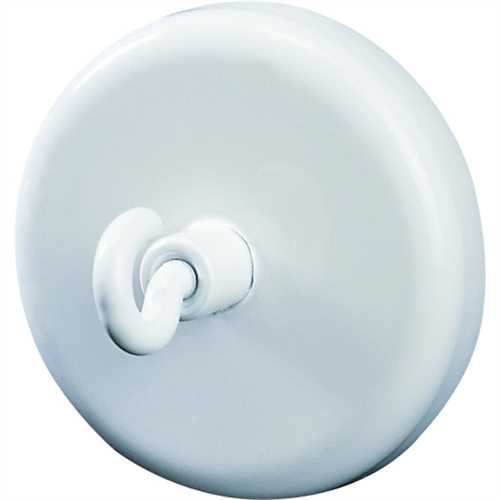 DAHLE Magnet, mit Haken, rund, Ø: 47 mm, Haftkraft: 15.000 g, weiß