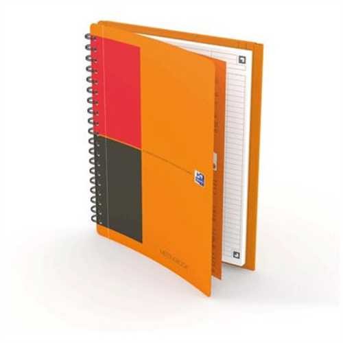 Oxford Collegeblock International Meetingbook, Polypropylen, liniert, 10fach Lochung, B5, 90 g/m², 8