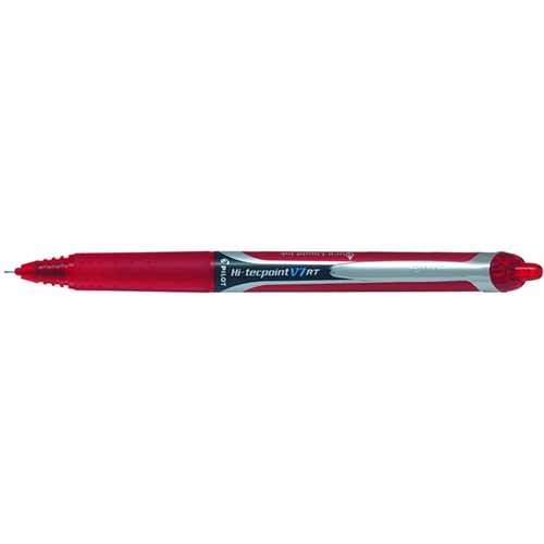 PILOT Tintenkugelschreiber, Hi-tecpoint V7 RT BXRT-V7, 0,5 mm, Schreibfarbe: rot