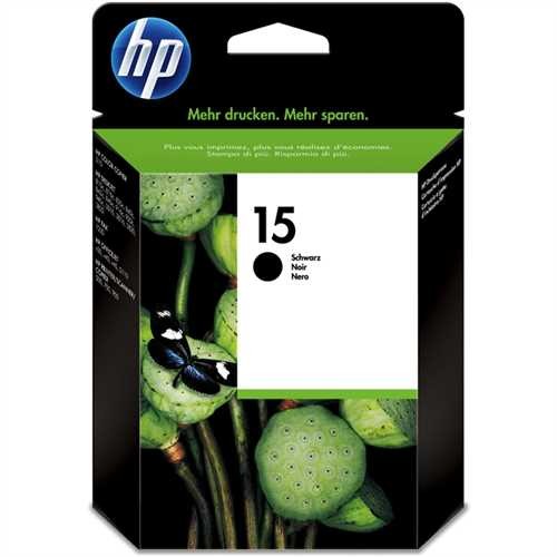 HP Tintenpatrone 15, C6615D, original, schwarz, 25 ml