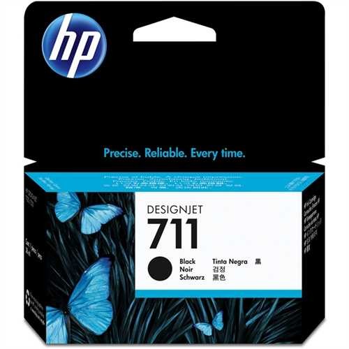 HP Tintenpatrone 711, CZ129A, original, schwarz, 38 ml