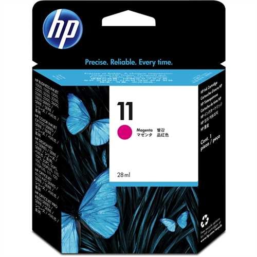 HP Tintenpatrone 11, C4837AE, original, magenta, 28 ml, 1.750 Seiten Garantie abgelaufen