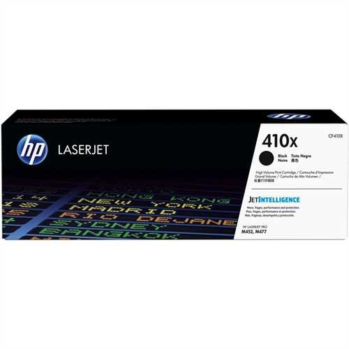 HP Toner, 410X, CF410X, original, schwarz, 6.500 Seiten