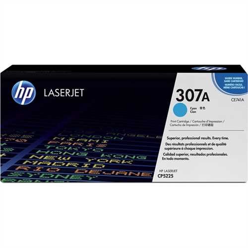 HP Toner, CE741A, original, cyan, 7.300 Seiten