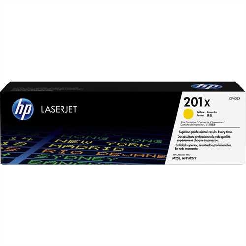 HP Toner, 201X, CF402X, original, gelb, 2.300 Seiten