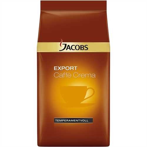 JACOBS Kaffee, EXPORT Caffè Crema, koffeinhaltig, ganze Bohne, Packung (1.000 g)