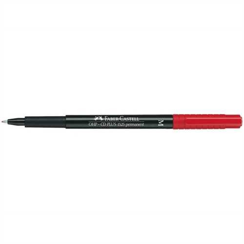 FABER-CASTELL OH-Stift MULTIMARK, M, permanent, 1 mm, Schreibfarbe: rot