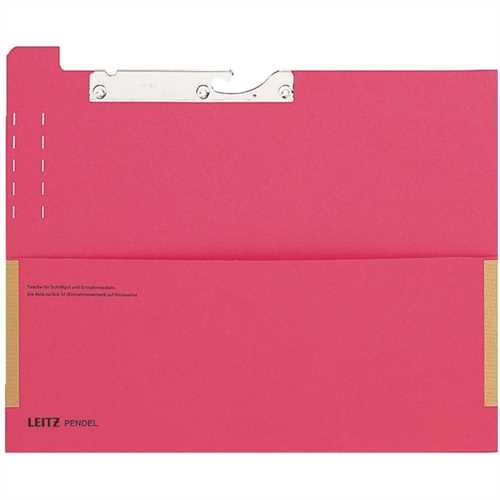 LEITZ Pendelfehltasche, Manilakarton (RC), 320 g/m², A4, rot