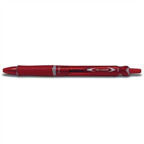 PILOT Kugelschreiber BEGREEN Acroball BAB-15M-BG, Druckmechanik, M, 0,4 mm, Schreibfarbe: rot