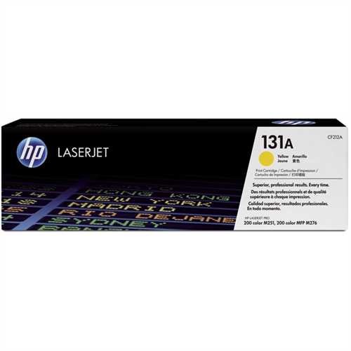 HP Toner, 131A, CF212A, original, gelb, 1.800 Seiten