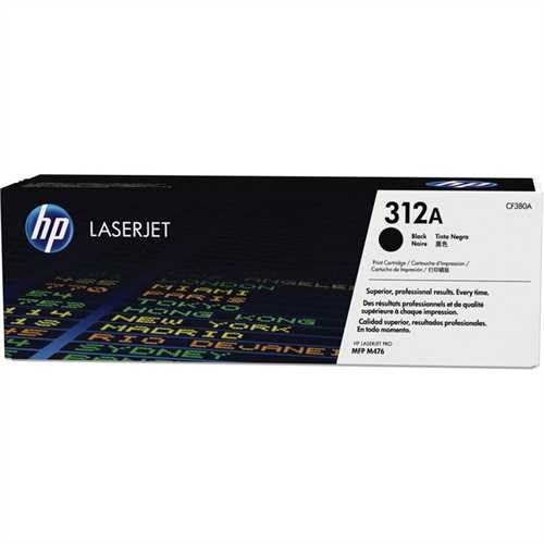 HP Toner, 312A, CF380A, original, schwarz, 2.400 Seiten