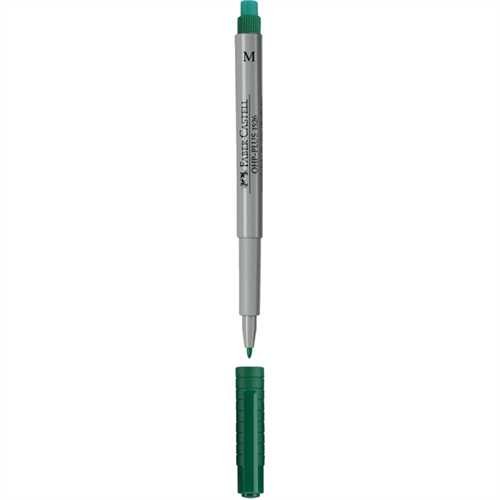 FABER-CASTELL OH-Stift MULTIMARK, M, non-permanent, 1 mm, Schreibfarbe: grün