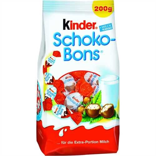 kinder Schokoladenbonbon Schoko-Bons, Beutel, 34 x 1 Stück (200 g)