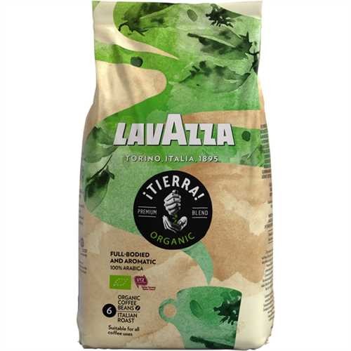 LAVAZZA Kaffee !TIERRA! ORGANIC, koffeinhaltig, ganze Bohne (1.000 g)