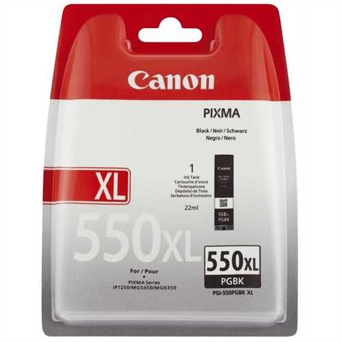 Canon Tintenpatrone, PGI-550XLPGBK, original, schwarz, 22 ml