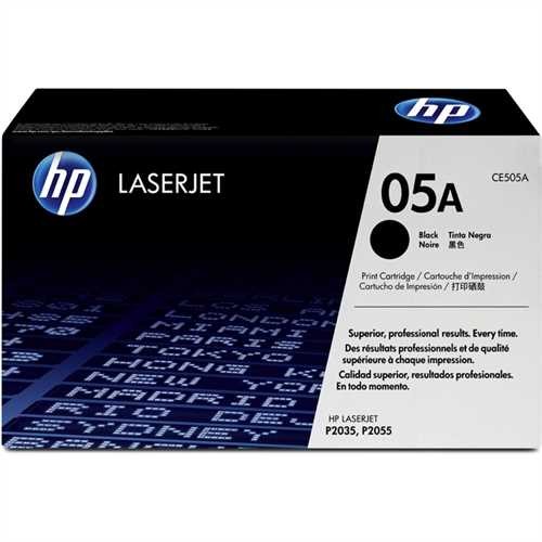 HP Toner, 05A, CE505A, original, schwarz, 2.300 Seiten