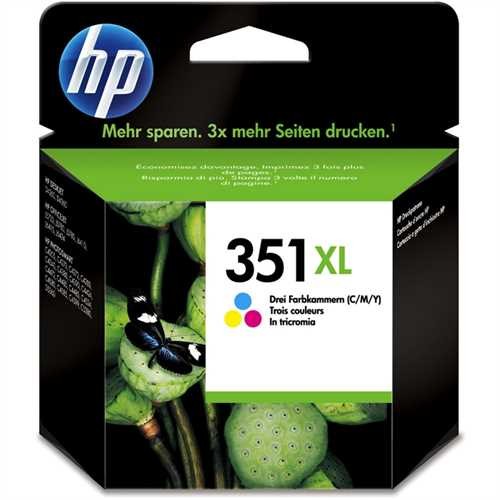 HP Tintenpatrone vivera, 351XL, CB338EE, original, 3farbig, 580 Seiten