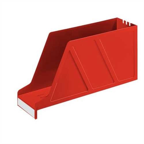 LEITZ Stehsammler Standard, Kunststoff, mit Greifausschnitt, A4 quer, 97 x 336 x 156 mm, rot