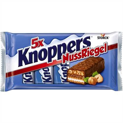 Knoppers Schokoladenriegel NussRiegel, 5 x 40 g (200 g)