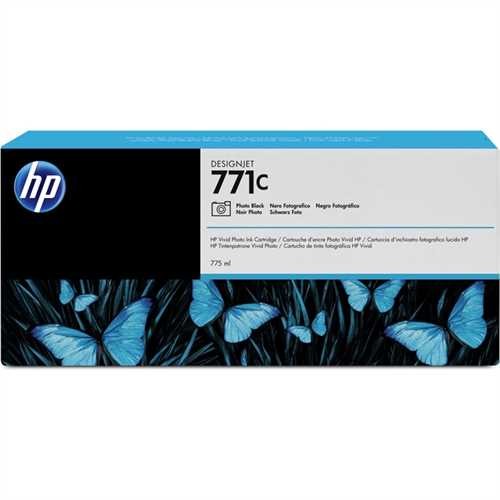 HP Tintenpatrone 771c, B6Y13A, original, fotoschwarz, 775 ml