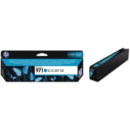 HP Tintenpatrone, 971, CN622AE, original, cyan, 2.500 Seiten