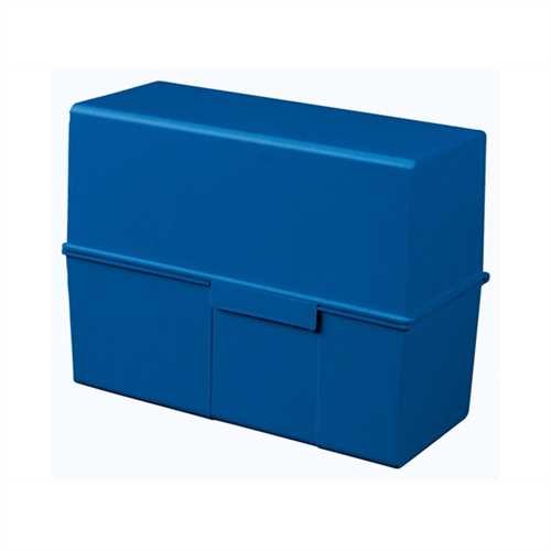 HAN Karteikasten, Polystyrol, A5 quer, 228 x 102 x 171 mm, für: 450 Karten, blau