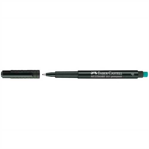 FABER-CASTELL OH-Stift MULTIMARK, F, permanent, 0,6 mm, Schreibfarbe: schwarz