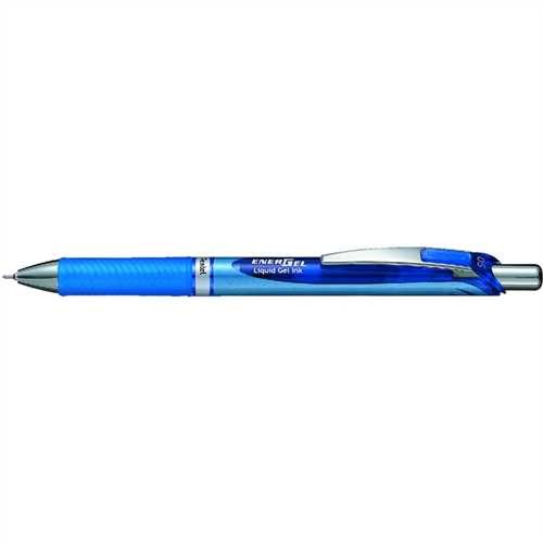 Pentel Gelschreiber ENERGEL BLN75 Xm retractable, Druckmechanik, 0,25 mm, Schreibfarbe: blau